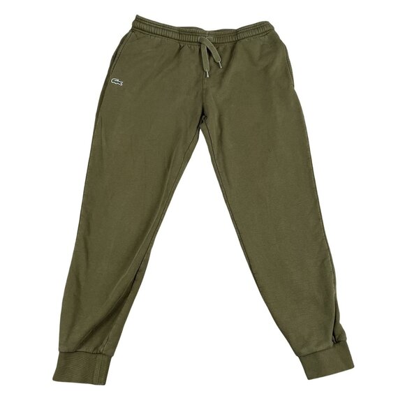 Lacoste Sport Forest Green Sweatpants Sz Large (5) (Fits 32 unstretched x 29) - Picture 1 of 9
